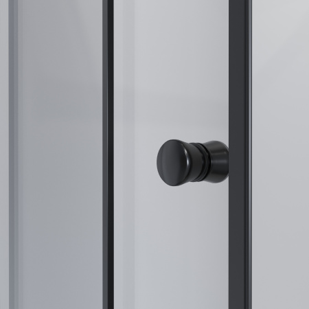 Душевой уголок Niagara Eco _0121432QT 120х80 стекло тонированное профиль черный с поддоном